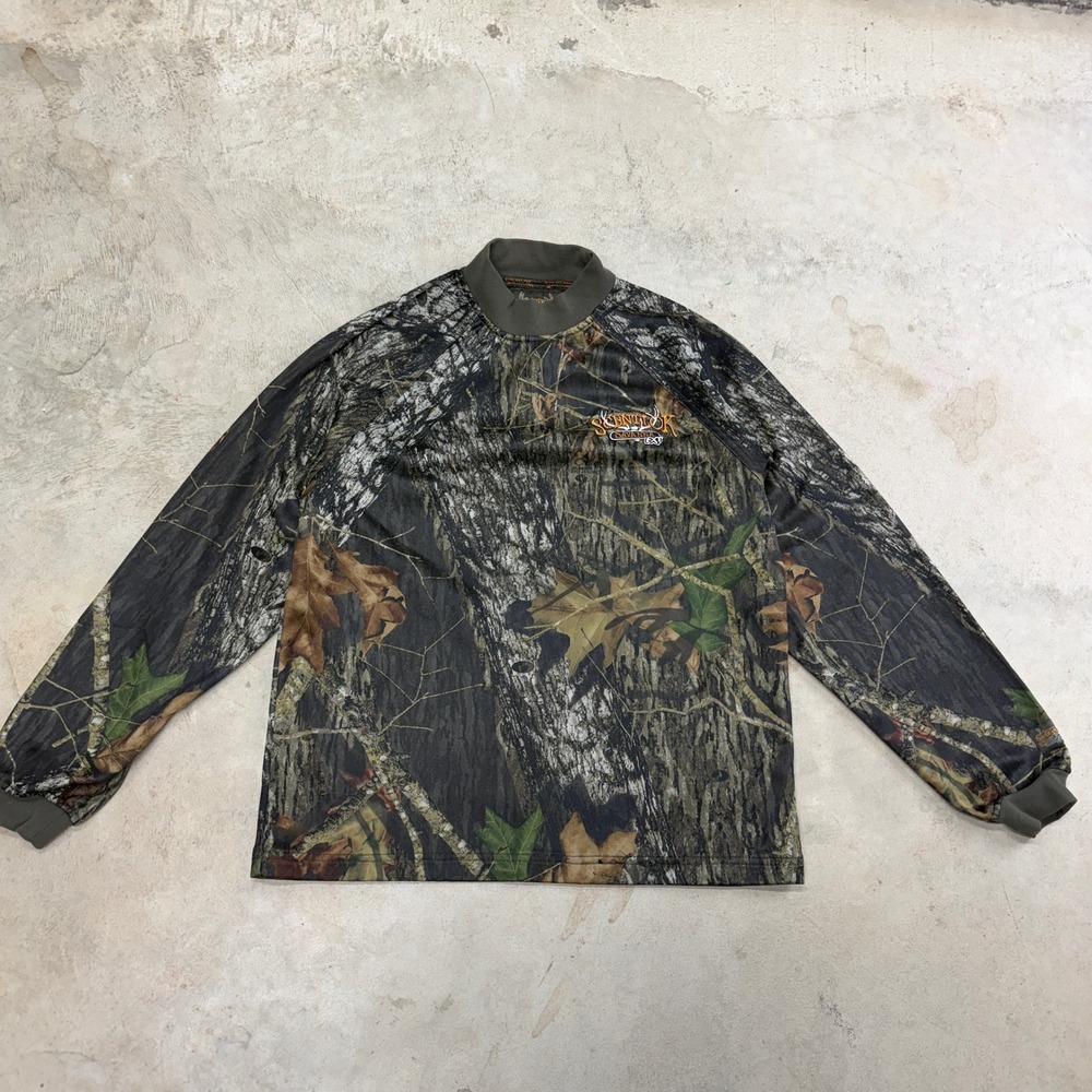 SCENTLOK Savanna‎ EXT Camo Long Sleeve Shirt Odor Eliminating Technology Mens M